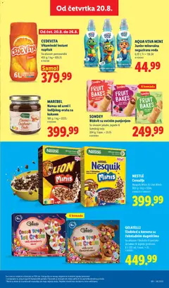 CEDEVITA, Vitaminski instant, napita, Sa ukusom pomorandže, CEDEVITA Vitaminski instant napitak sa ukusom pomorandže - pregled Lidl kataloga - važi od 20.08.2026 | Strana: 65