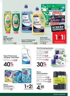 Sligro folder - Voorbeeld van een folder van Sligro, geldig van 30.04.2026 | Pagina: 89 | Producten: Wasmiddel, Wasverzachter, Afwasmiddel, Poetsdoeken