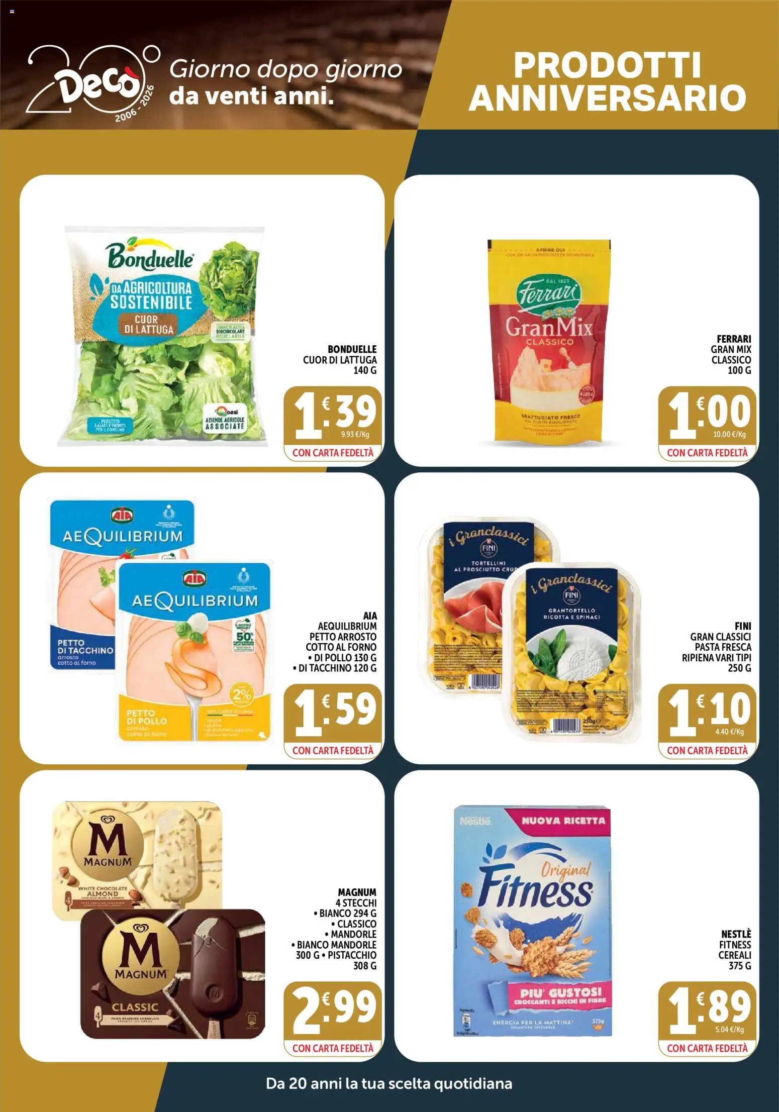 Volantino Decò del 22/09/2026 | Pagina: 4 | Prodotti: Petto di Pollo, Cereali, Tacchino, Spinaci