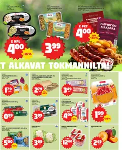 Tokmanni-mainoslehti voimassa 09/07/2026 alkaen | Sivu: 3 | Tuotteet: Grilli, Juusto, Kukkakaali, Kerma