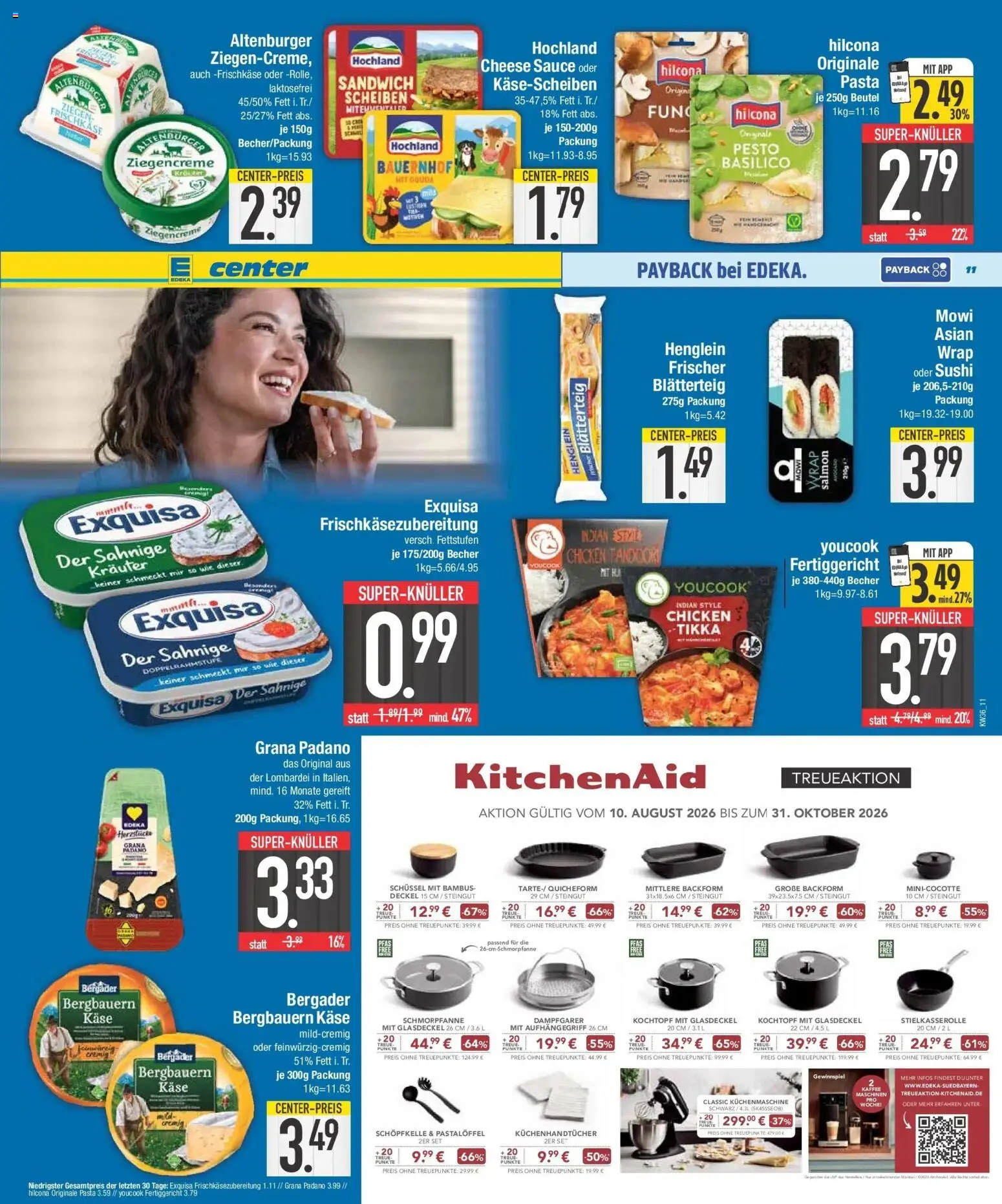 E center Prospekt Kolbermoor (ab 31.08.2026) zum Blättern | Seite: 11 | Produkte: Youcook, Kaffee, Exquisa, Avocado