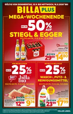 Billa Plus Flugblatt ab 10.09.2026 gültig