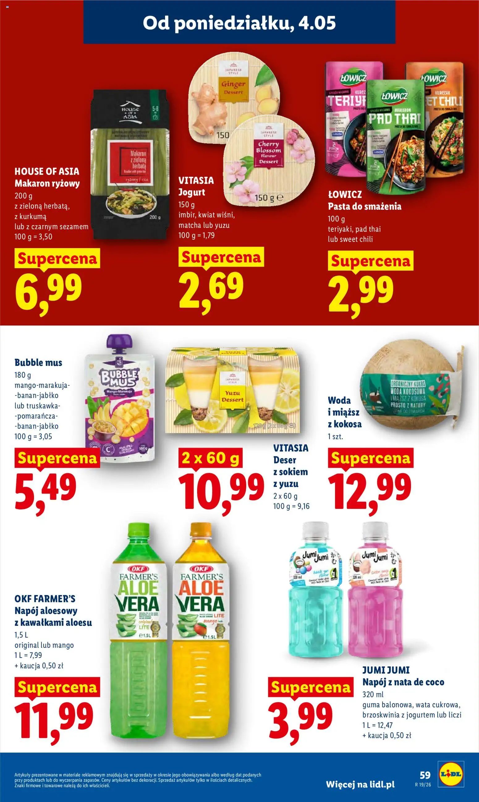 Lidl gazetka od 04.05.2026 | Strona: 63 | Produkty: Mango, Brzoskwinia, Chili, Jogurt