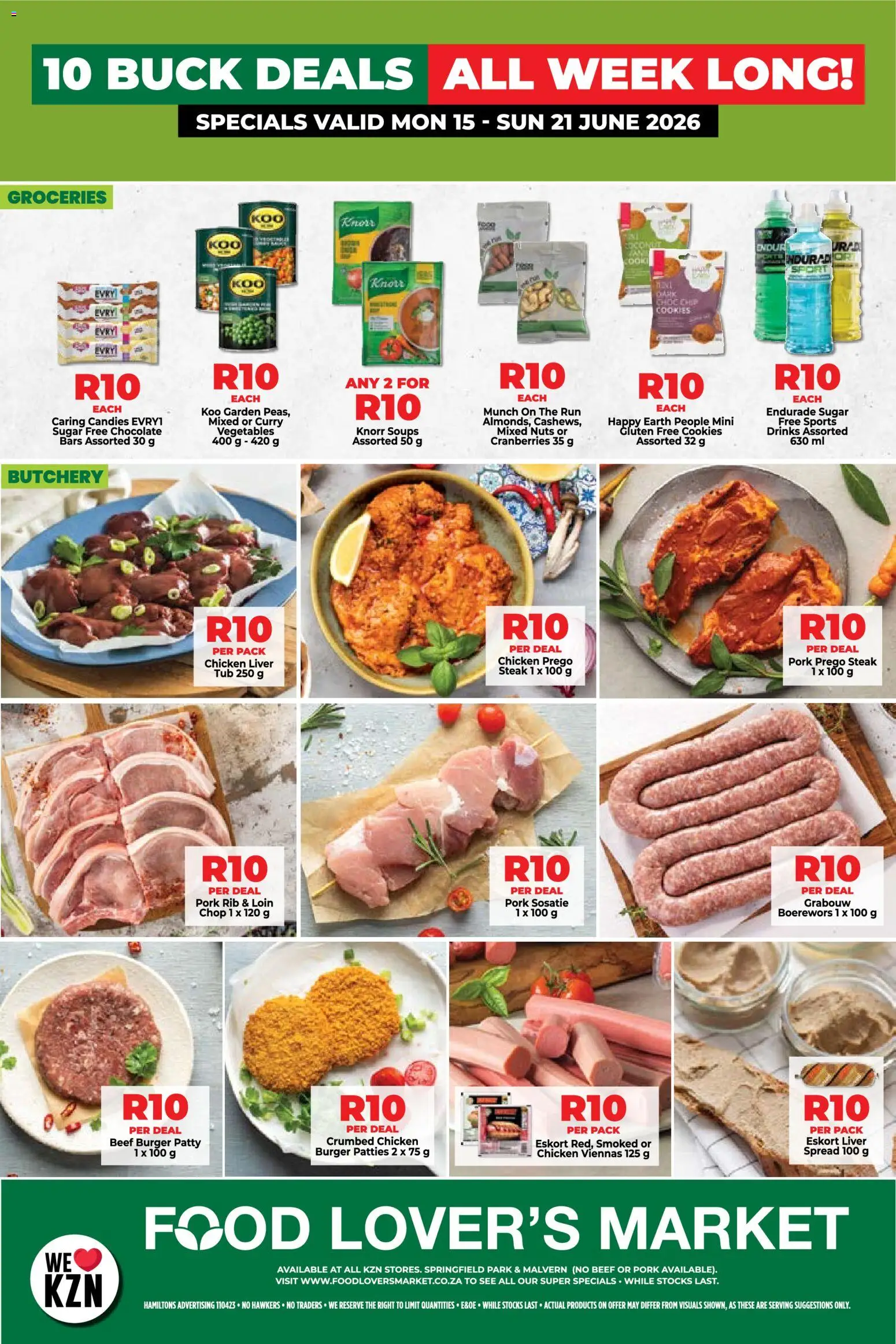 New Food Lover's Market catalogue – valid from 15.06.2026 | Page: 2 | Products: Chicken, Nuts, Soup, Sugar