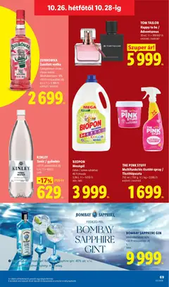 Lidl akciós újság - amely érvényes a következő dátumtól: 2026.10.22. | Oldal: 69