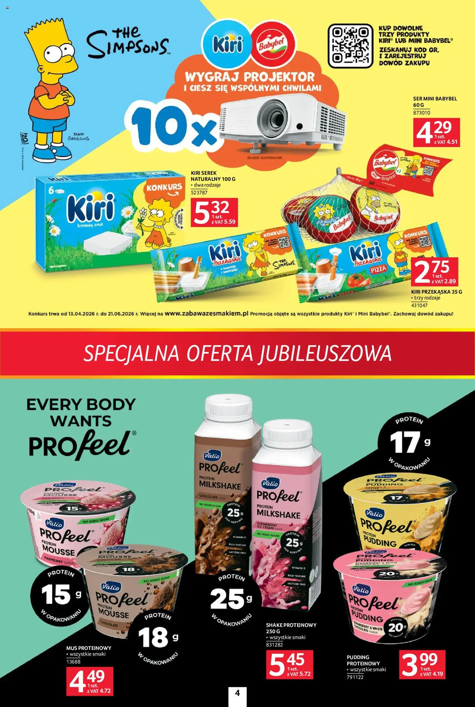 Selgros cash&carry gazetka - Specjalna oferta jubileuszowa od 02.06.2026 | Strona: 4 | Produkty: Serek, Ser, Pizza, Body