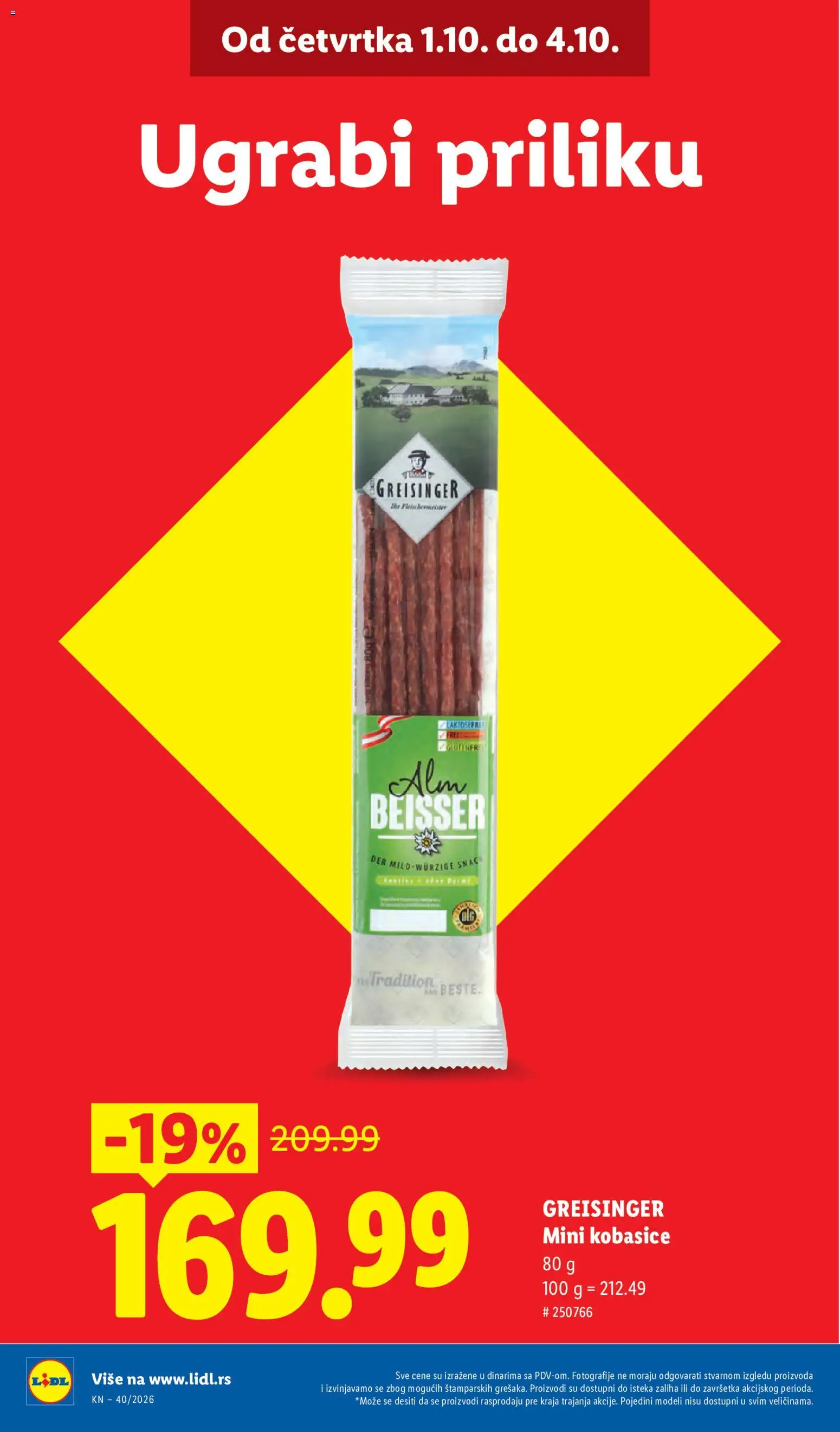 Lidl katalog - važi od 01.10.2026 | Strana: 4