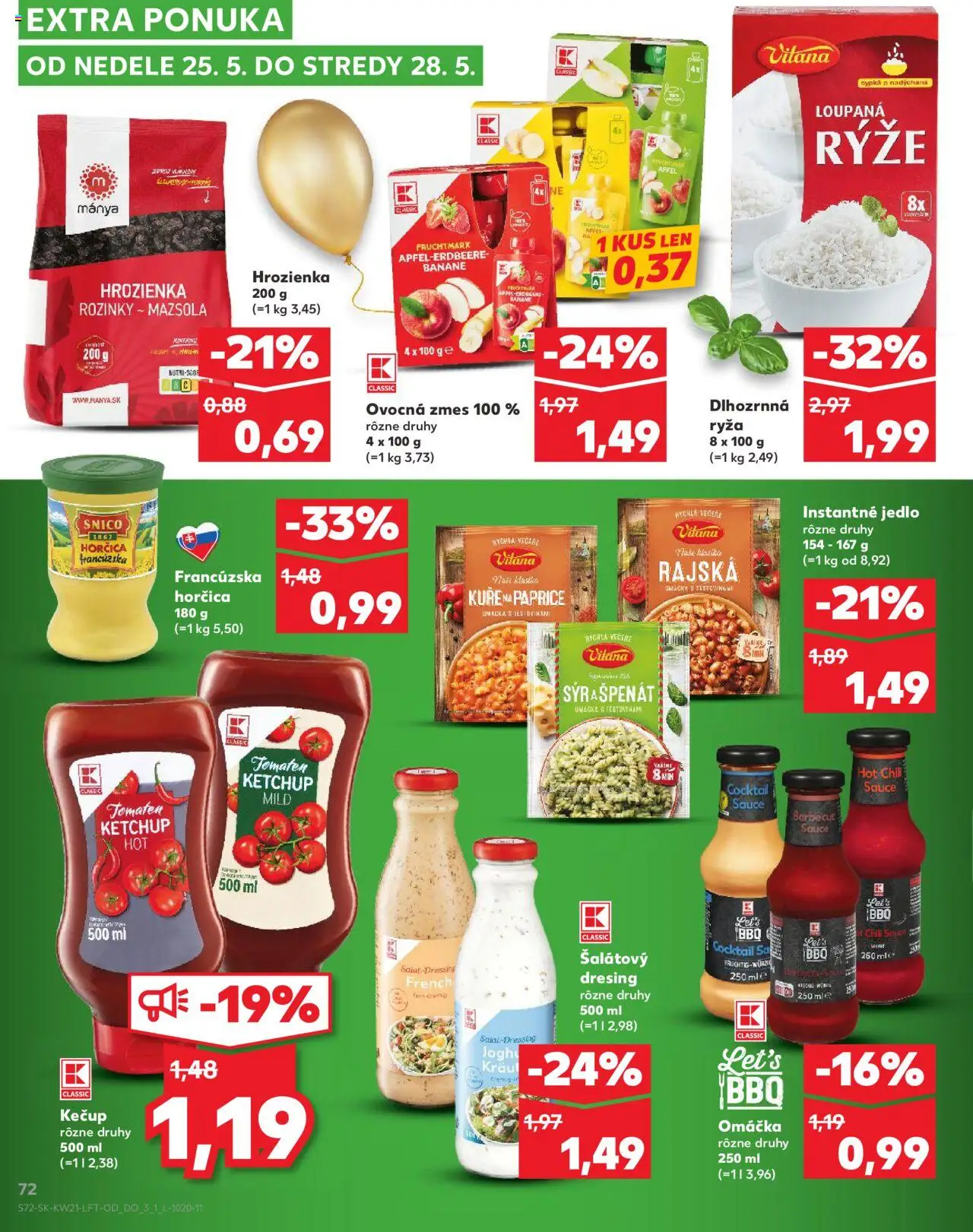 Nové Kaufland akcie – leták je platný od 22.05.2025 | Strana: 72