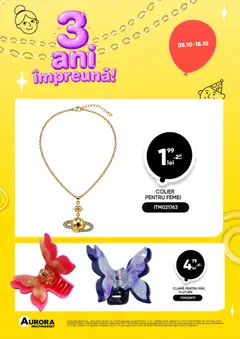 Ofertele Aurora Multimarket valabile de la 05.10.2026 | Pagină: 14 | Produse: Colier