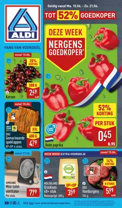 Aldi folder week 25 - Voorbeeld van een folder van Aldi, geldig van 15.06.2026