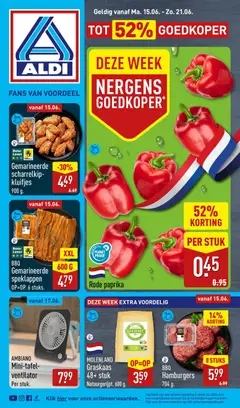 Aldi folder week 25 - Voorbeeld van een folder van Aldi, geldig van 15.06.2026