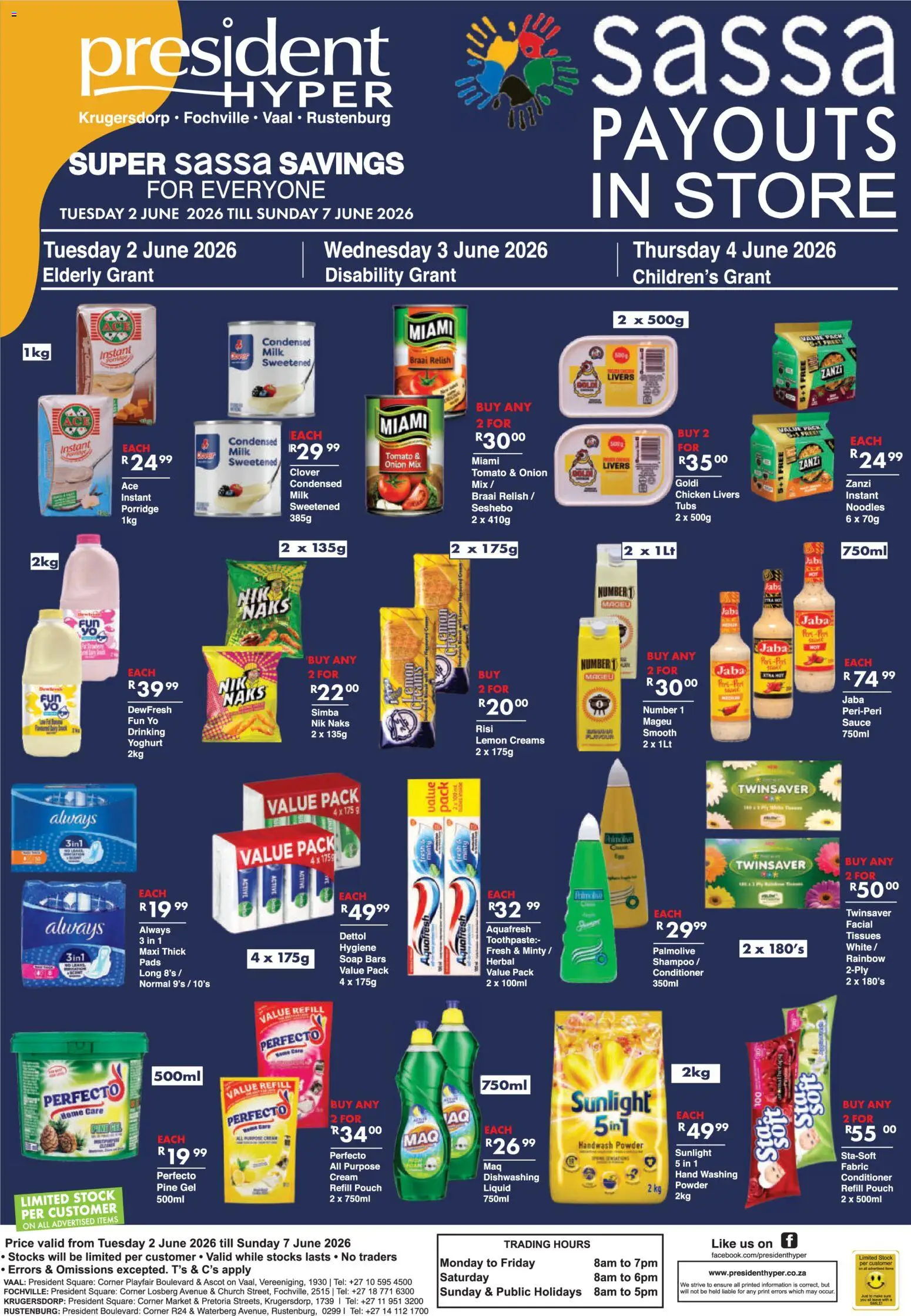 New President Hyper catalogue – valid from 02.06.2026 | Page: 2 | Products: Yoghurt, Noodles, Valve, Conditioner