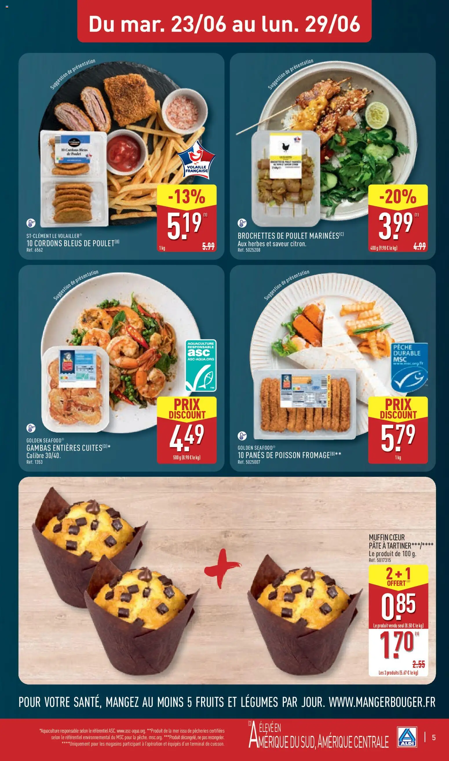 {H1} | Page: 7 | Produits: Pêche, Volaille, Pâte à tartiner, Poisson