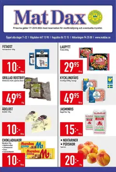 Matdax erbjudanden - Förhandsvisning av reklamblad från butik Matdax aktuell från 24/08/2026