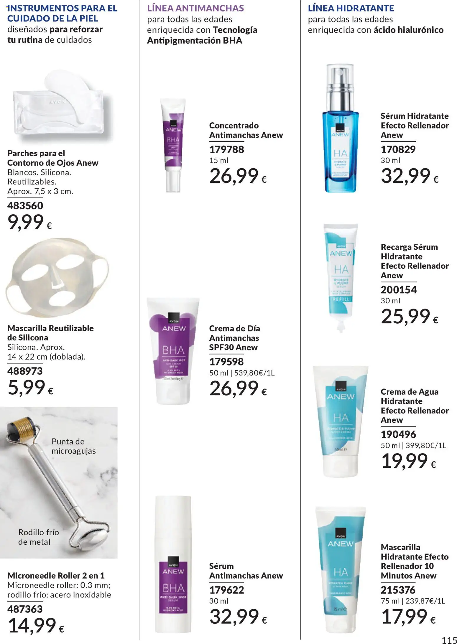 Catálogo AVON campaña 6 │ válido desde el 01.06.2026 | Página: 115 | Productos: Sérum, Crema, Crema de día