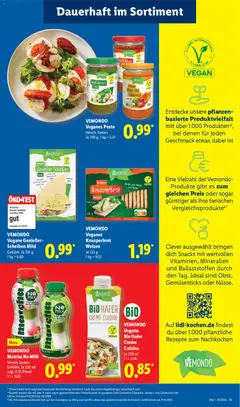 Náhled letáku Lidl Německo leták od 29.06.2026 | Strana: 29 | Produkty: Vegan, Matcha, Pesto, Clever