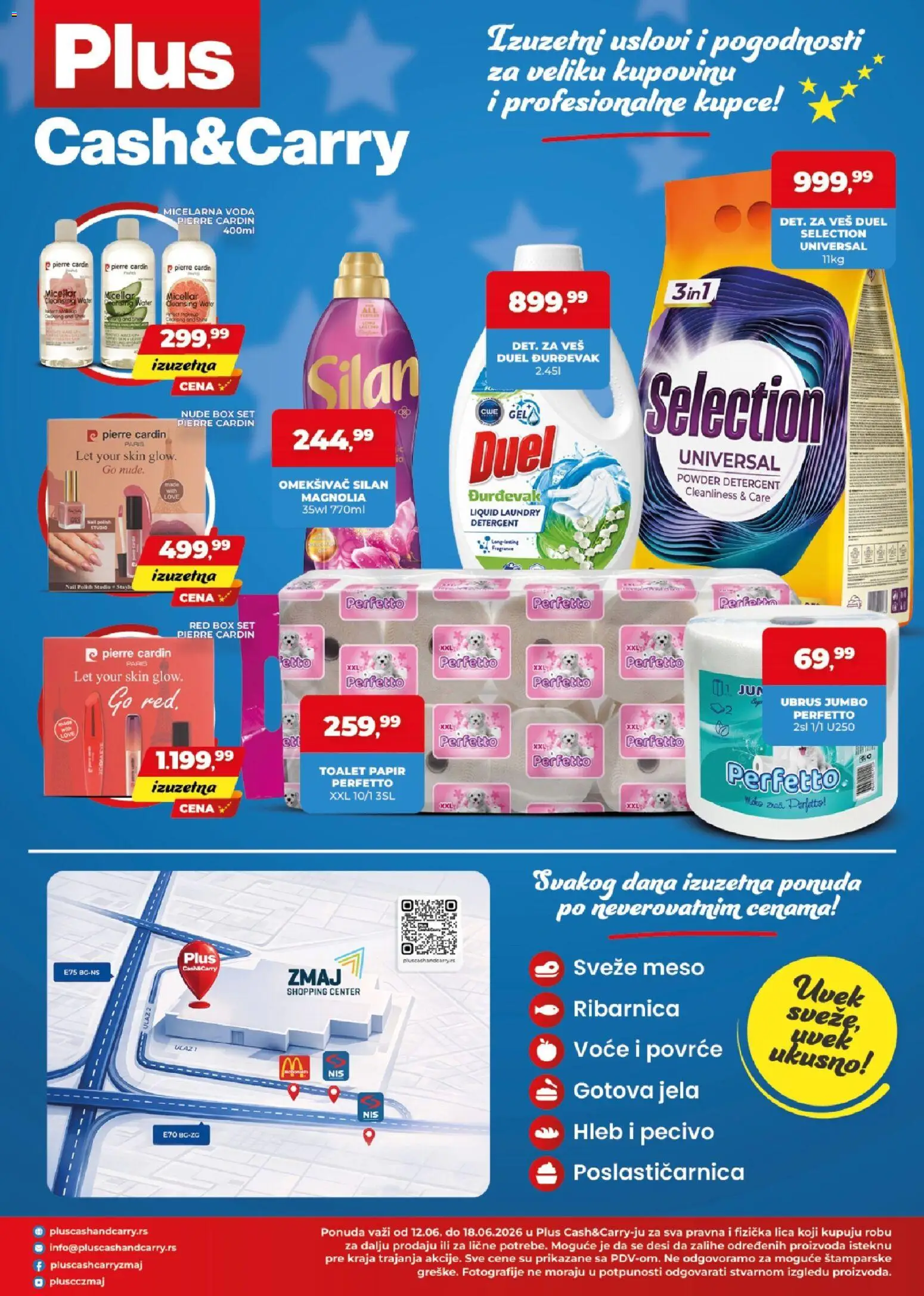 Plus Cash & Carry katalog - važi od 12.06.2026 | Strana: 4 | Proizvode: Voda, Micelarna voda, Hleb, Pecivo