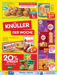 Netto Marken-Discount Prospekt ab 26.05.2026 gültig | Seite: 2 | Produkte: Bockwurst, Brokkoli, Pasta