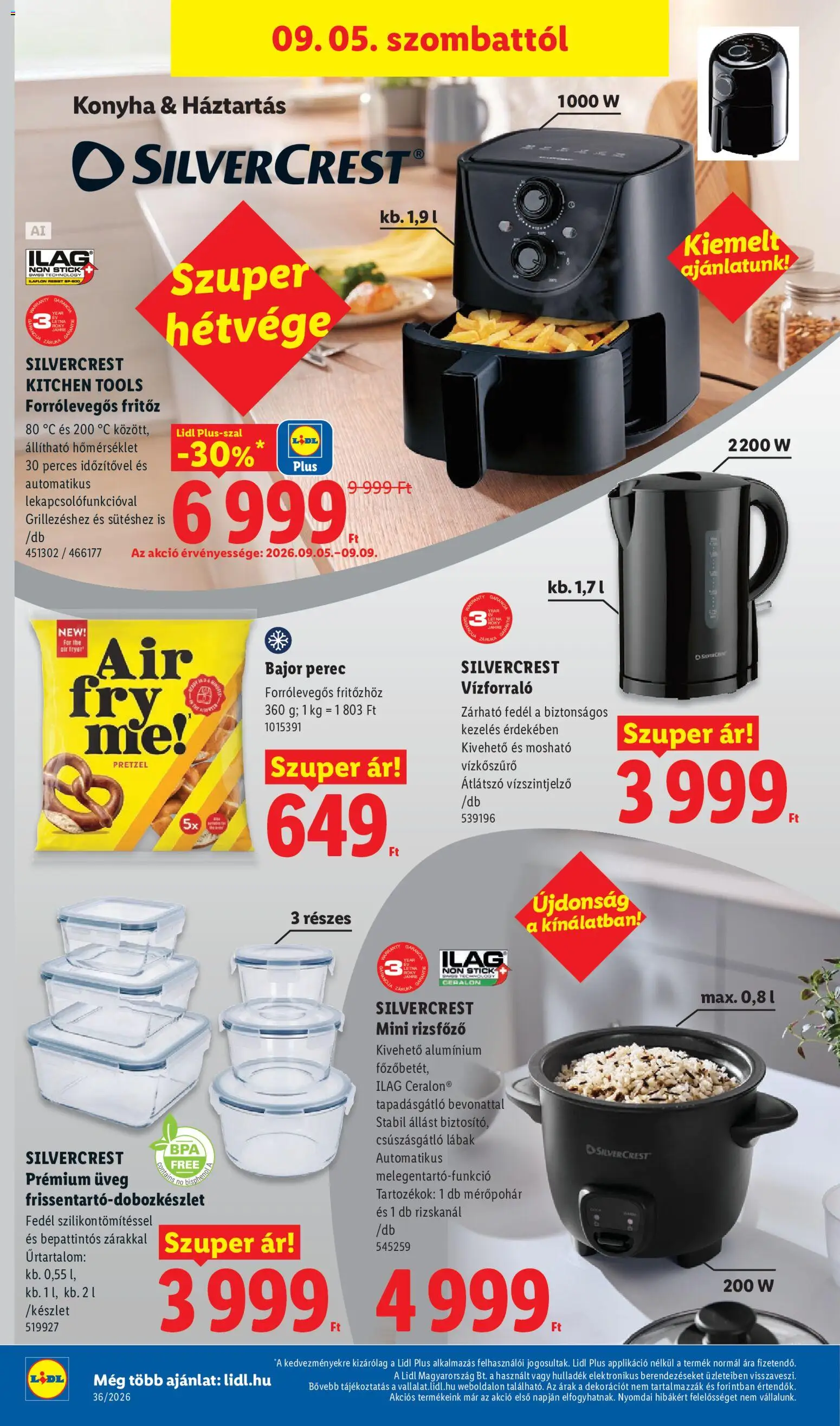 Lidl akciós ujság - amely érvényes a következő dátumtól: 2026.09.03. | Oldal: 40