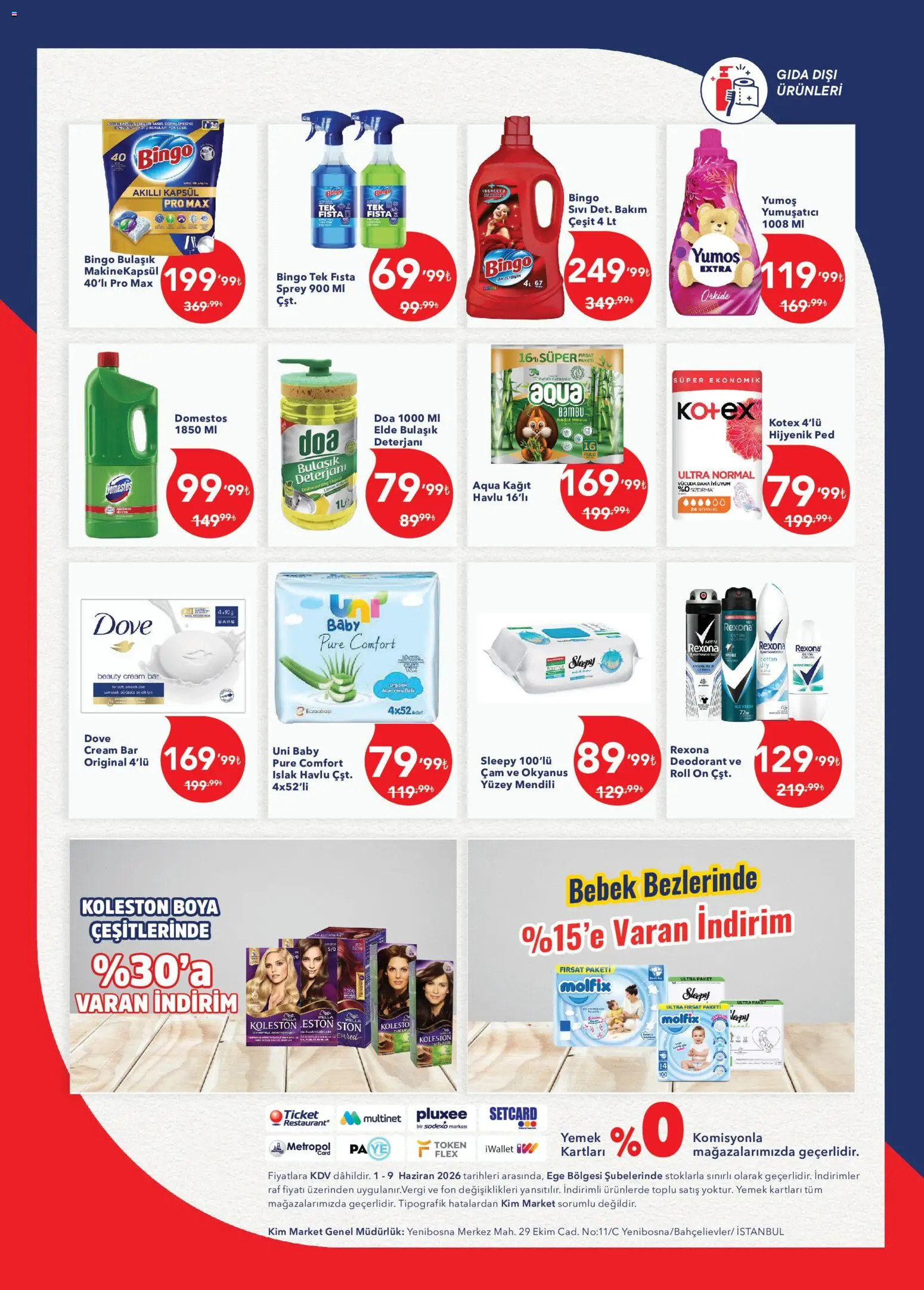Kim Market Katalog - Ege Insert - 01.06.2026 tarihinden itibaren geçerlidir | Sayfa: 6