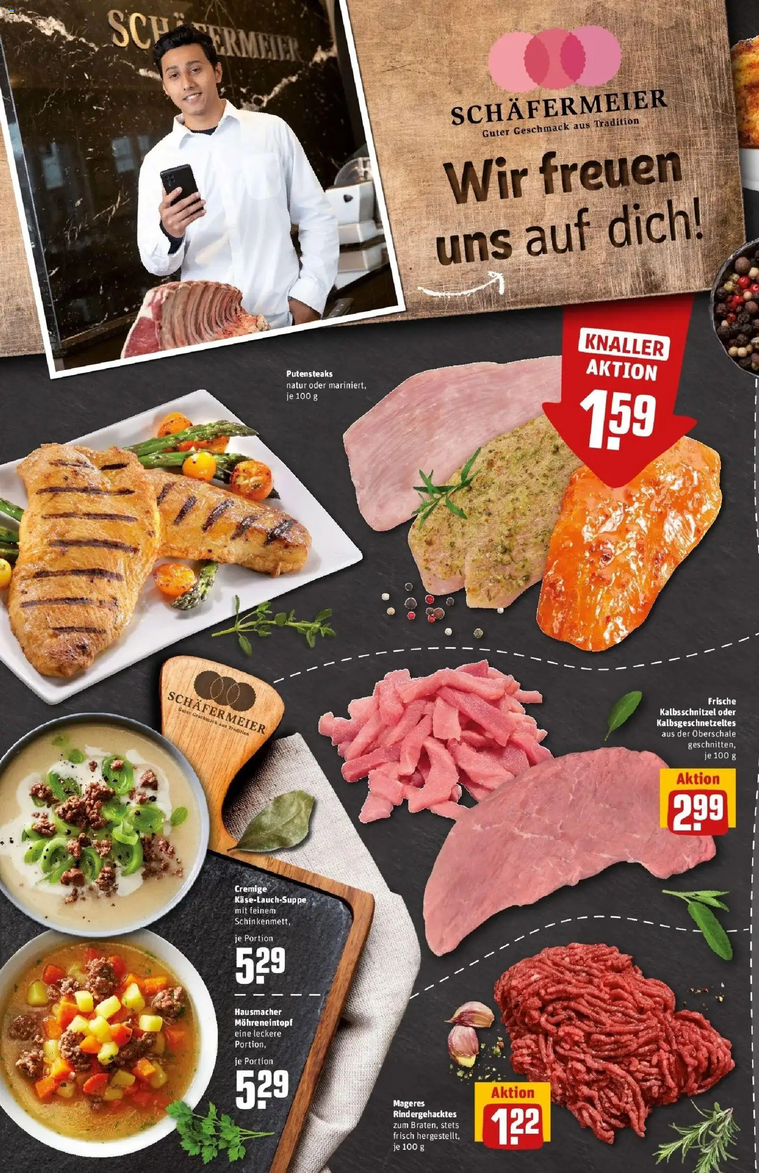 Rewe Prospekt Schloß Holte-Stukenbrock – gültig ab 17.05.2026 | Seite: 6 | Produkte: Steak