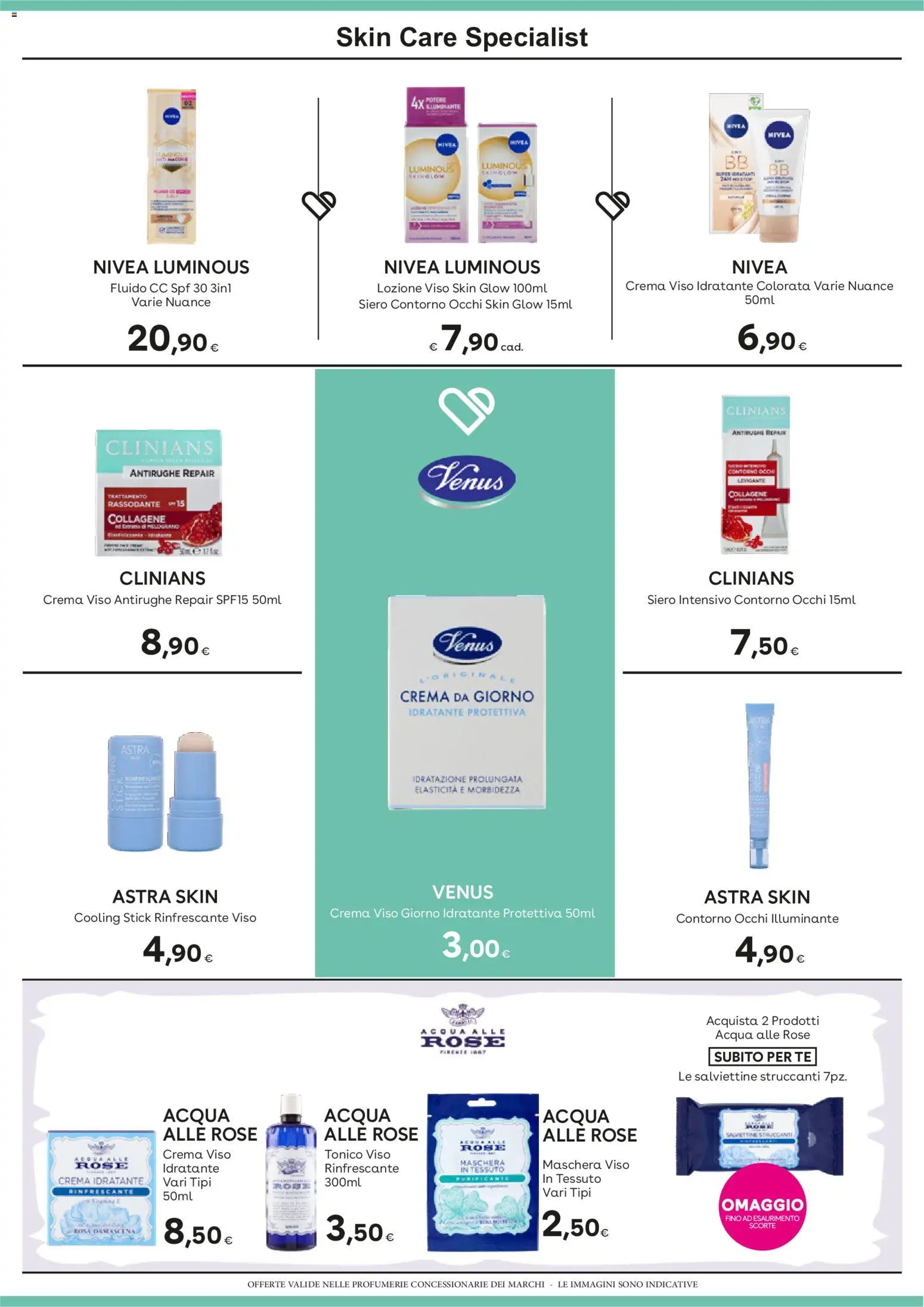 Volantino Idea bellezza del 01.05.2026 | Pagina: 10 | Prodotti: Illuminante, Maschera, Tè, Crema viso