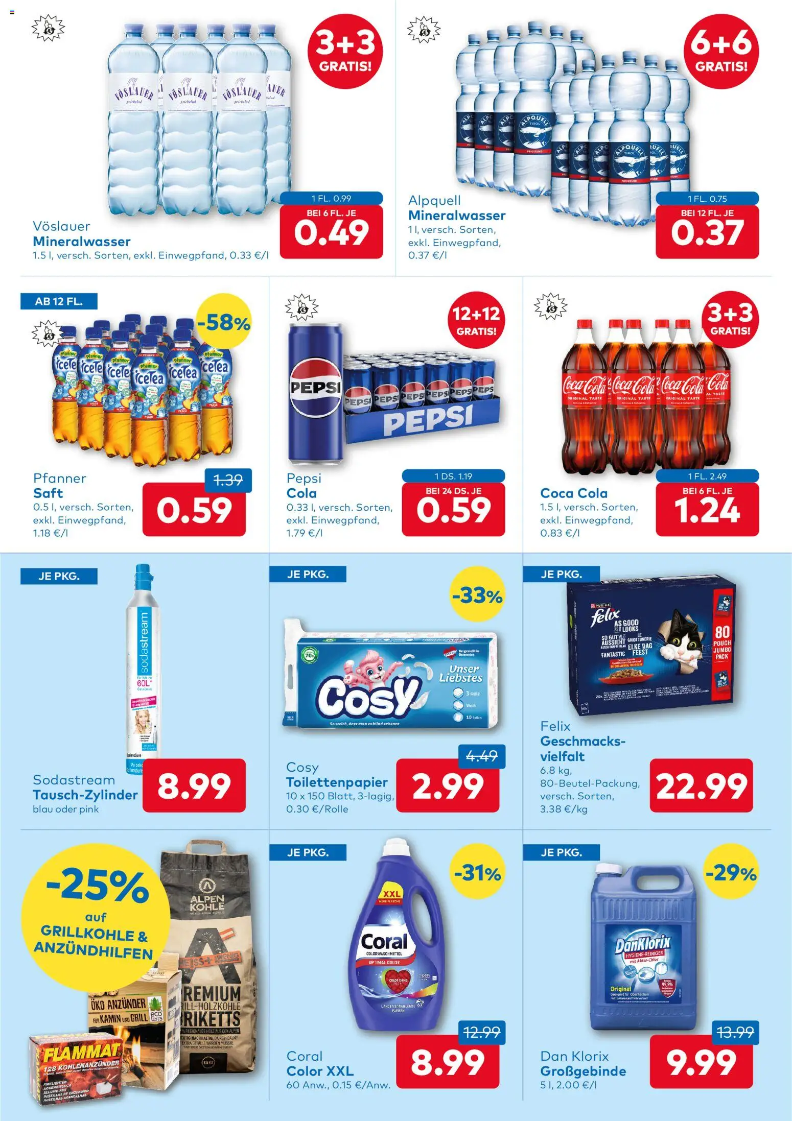 T&G Flugblatt gültig ab 02.07.2026 | Seite: 6 | Produkte: Grill, Saft, Waschmittel