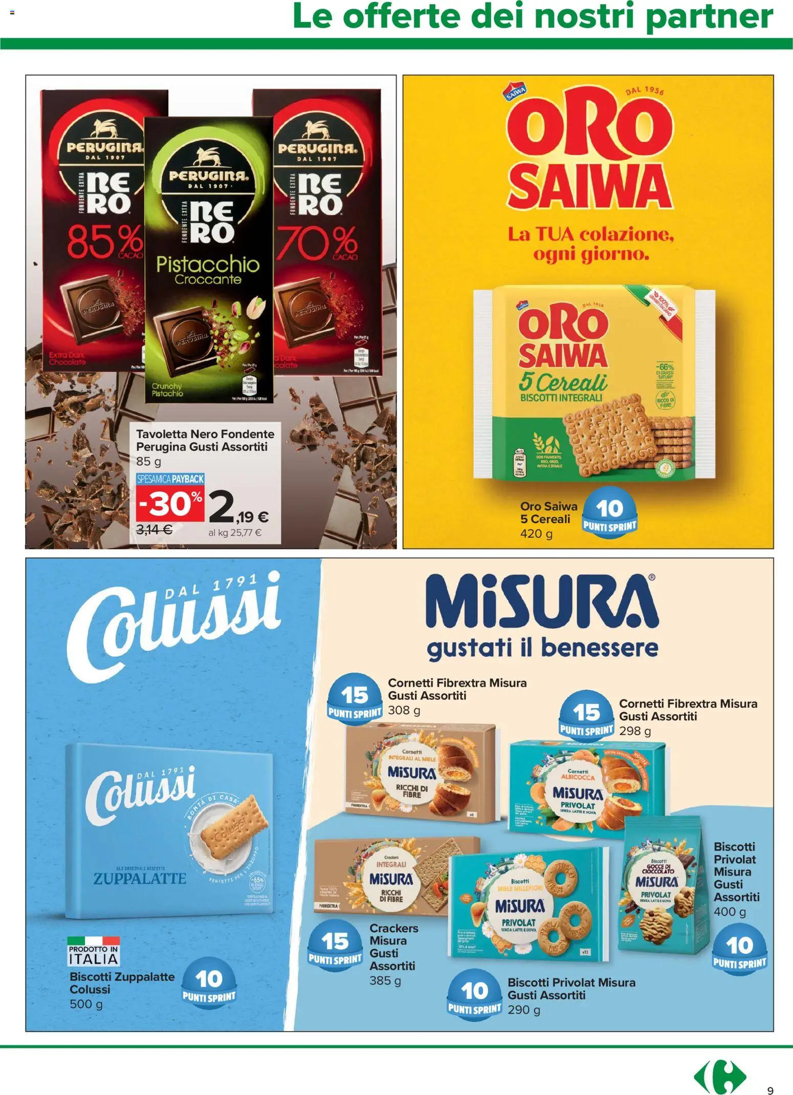 Volantino Carrefour del 22/10/2026 | Pagina: 9 | Prodotti: Pistacchio, Uova, Cacao, Tavoletta