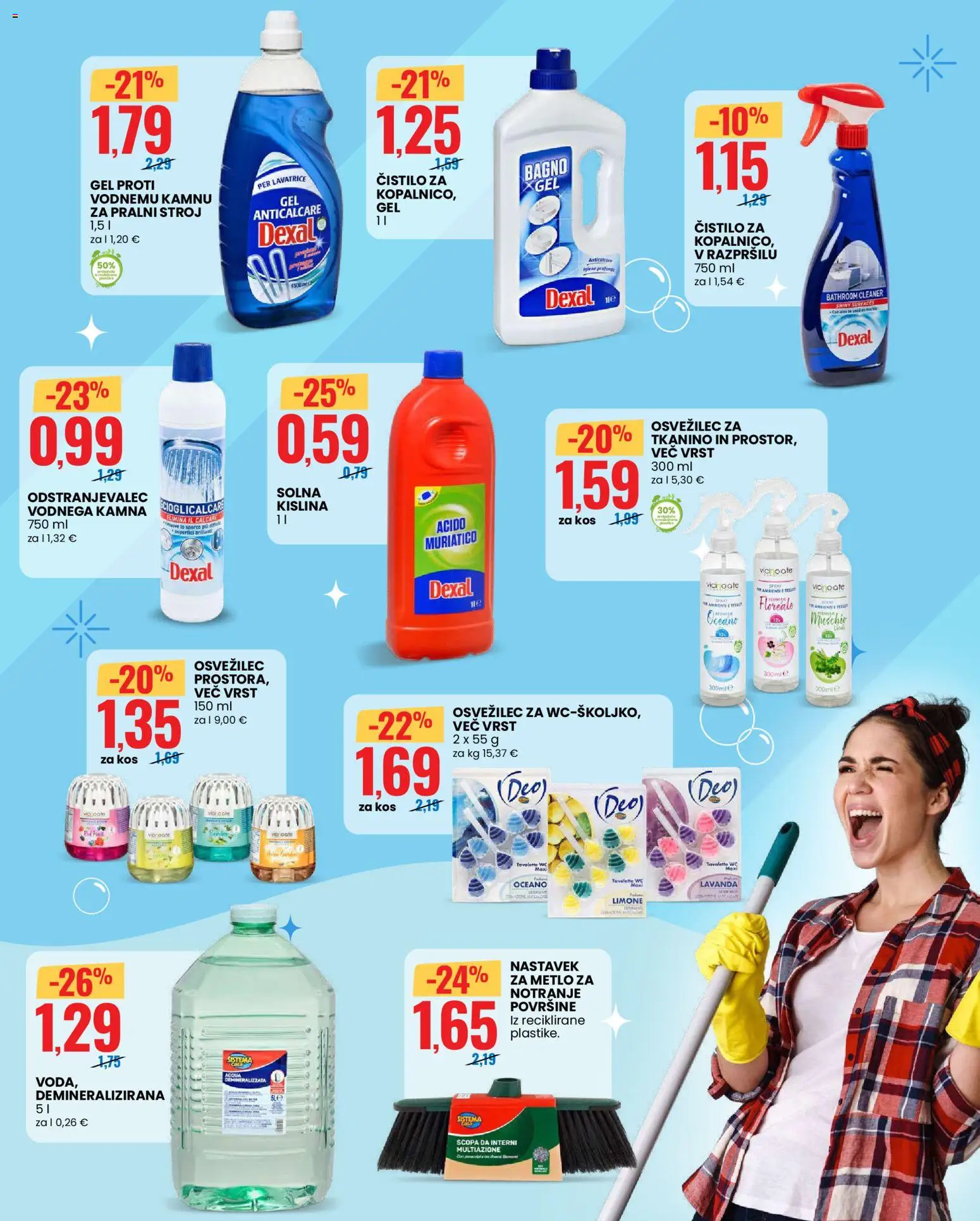 Novi Eurospin katalog ponudbe – veljaven od 03.09.2026 | Stran: 4 | Izdelki: Pralni stroj, Kos, Detergent