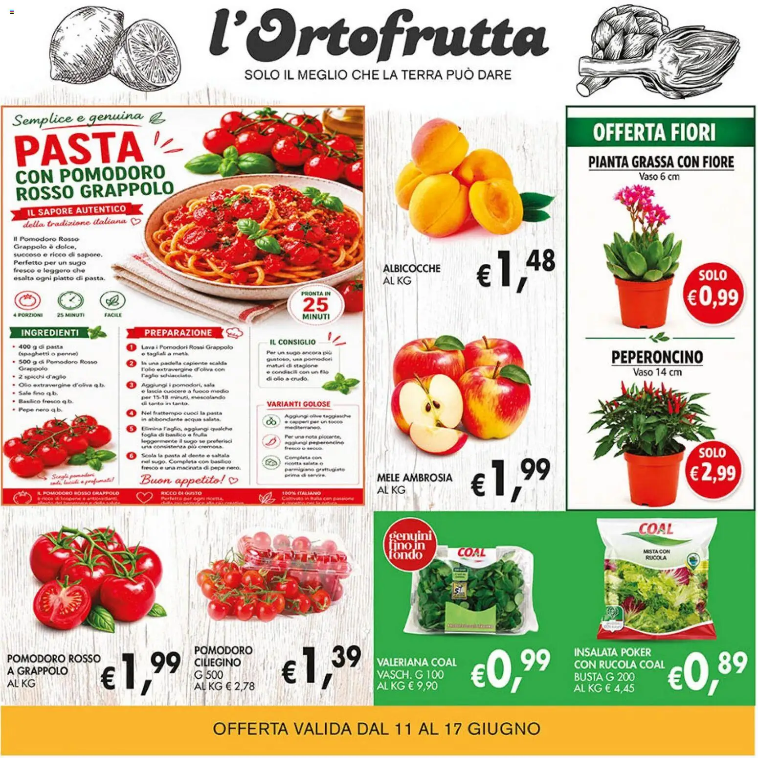 Volantino Coal del 04.06.2026 | Pagina: 3 | Prodotti: Valeriana, Rucola, Olive, Parmigiano
