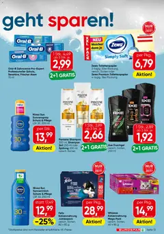 Eurospar Flugblatt ab 07.05.2026 gültig | Seite: 13 | Produkte: Shampoo, Spülung, Duschgel