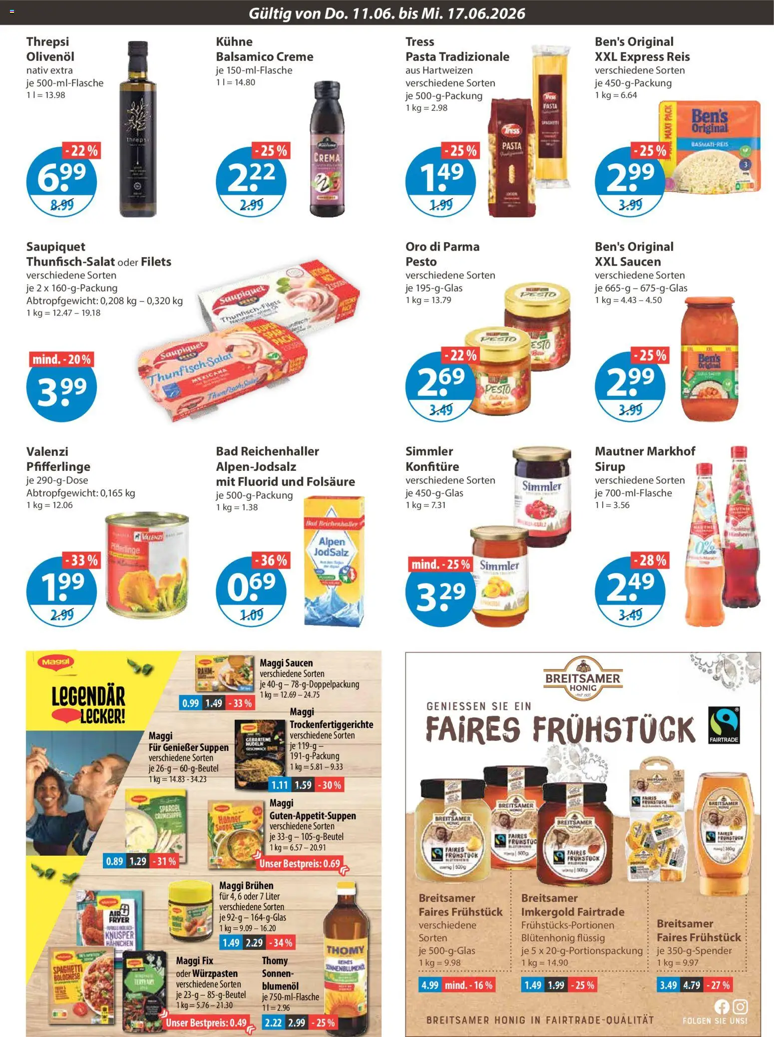V-Markt München – gültig ab 11.06.2026 | Seite: 7 | Produkte: Thunfisch, Bad, Oro di parma, Salat