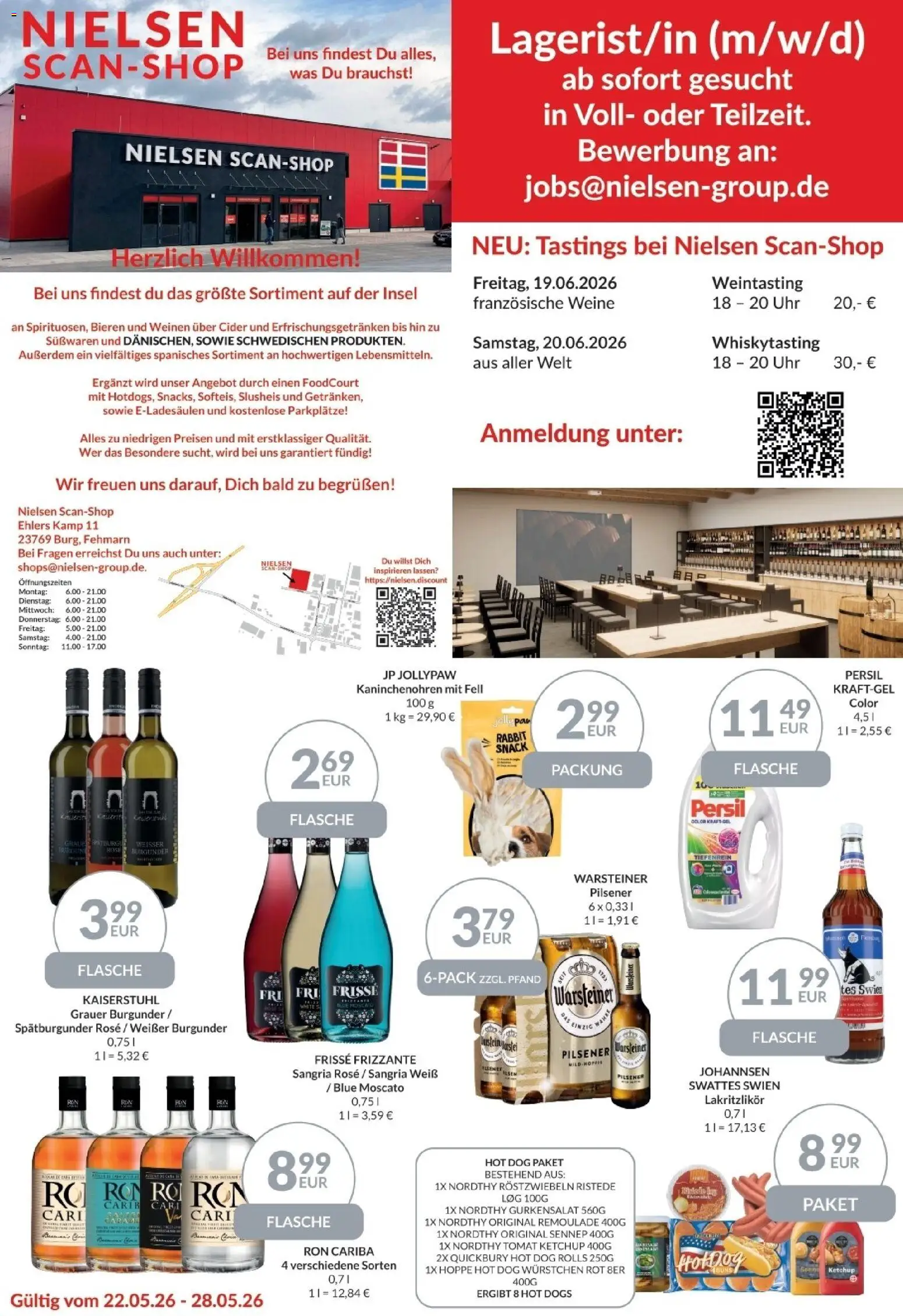 Nielsen Discount tilbudsavis – gyldig fra 22.05.2026 | Side: 1 | Produkter: Ketchup, Løg, Sennep, Remoulade