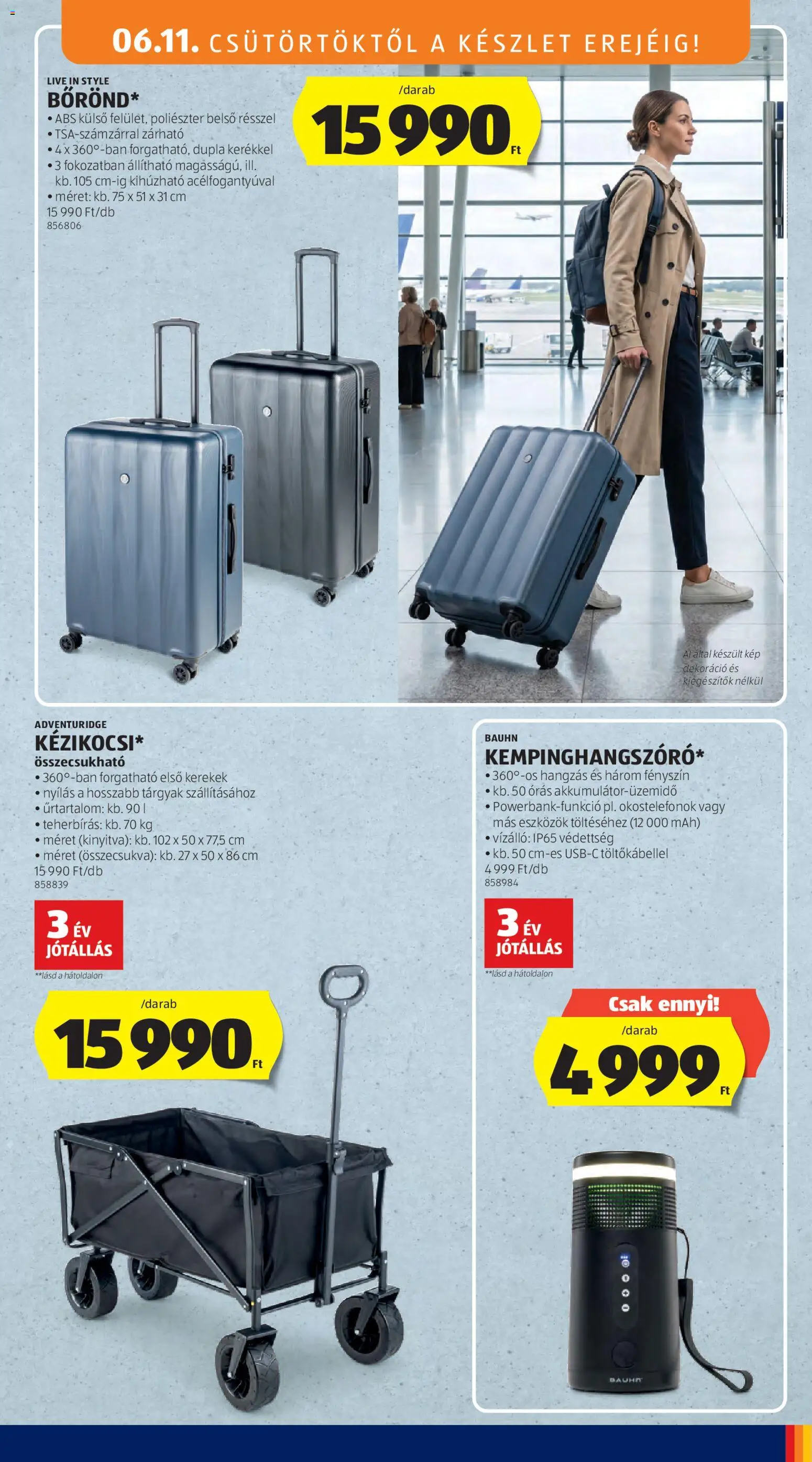 Aldi akciós ujság - amely érvényes a következő dátumtól: 11.06.2026 | Oldal: 11 | Termékek: Okostelefonok, Dekoráció