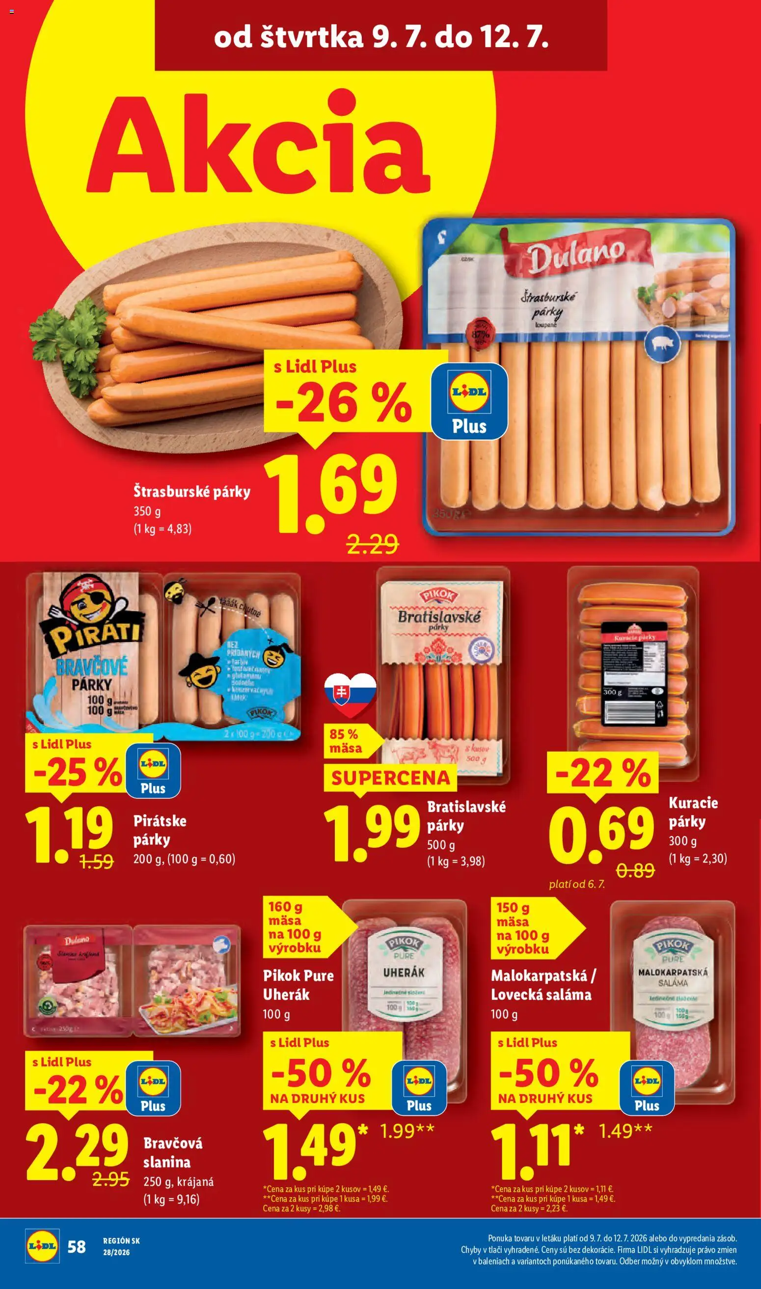 Nové Lidl akcie – leták je platný od 06.07.2026 | Strana: 84