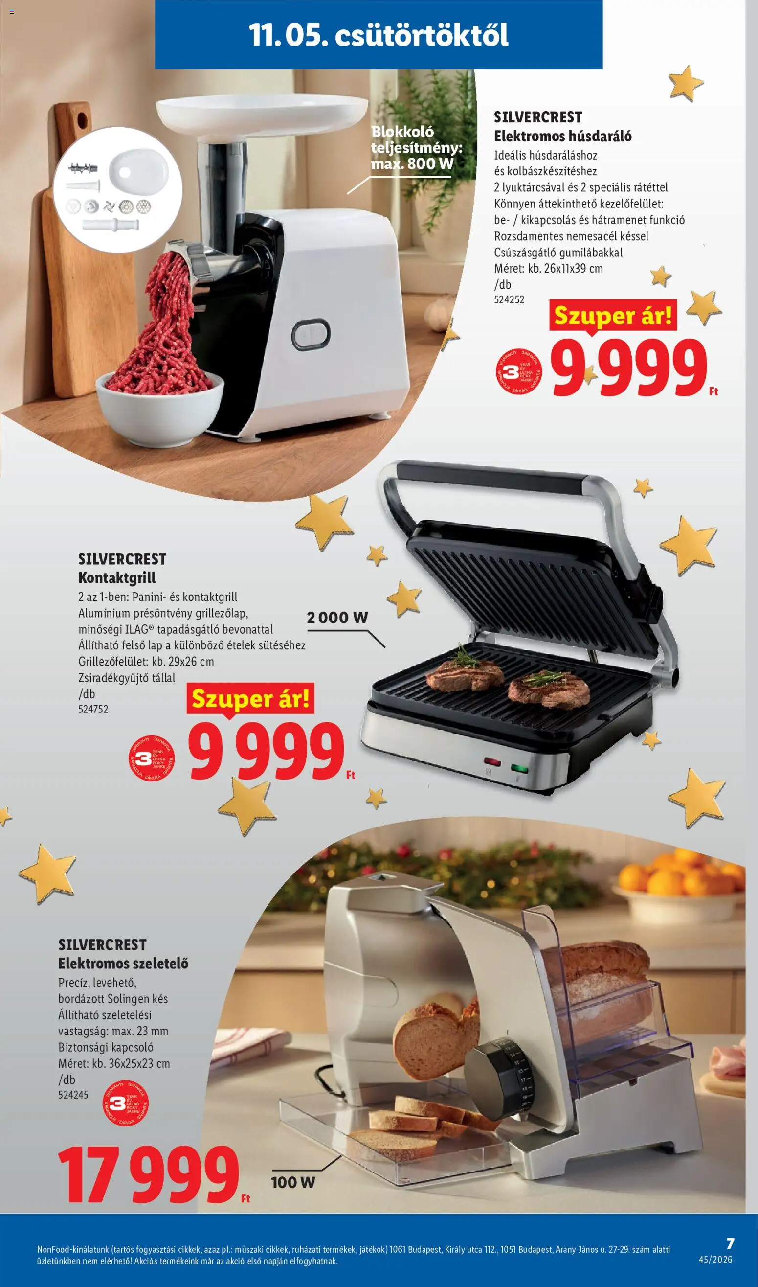 Lidl akciós ujság - amely érvényes a következő dátumtól: 2026.11.05. | Oldal: 7 | Termékek: Játékok, Lap, Felső, Kés