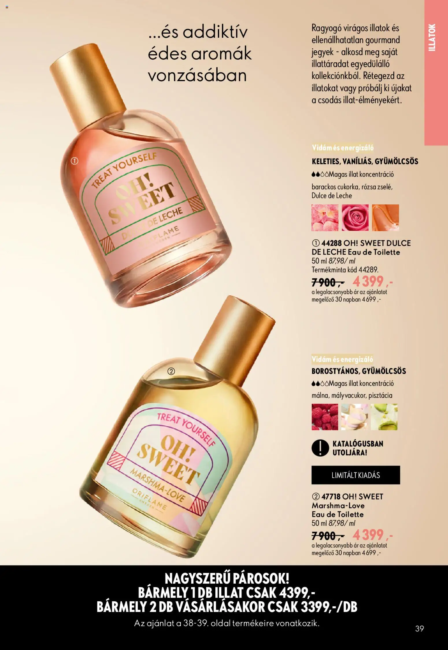 Oriflame akciós ujság - amely érvényes a következő dátumtól: 2026.09.09. | Oldal: 39 | Termékek: Pisztácia