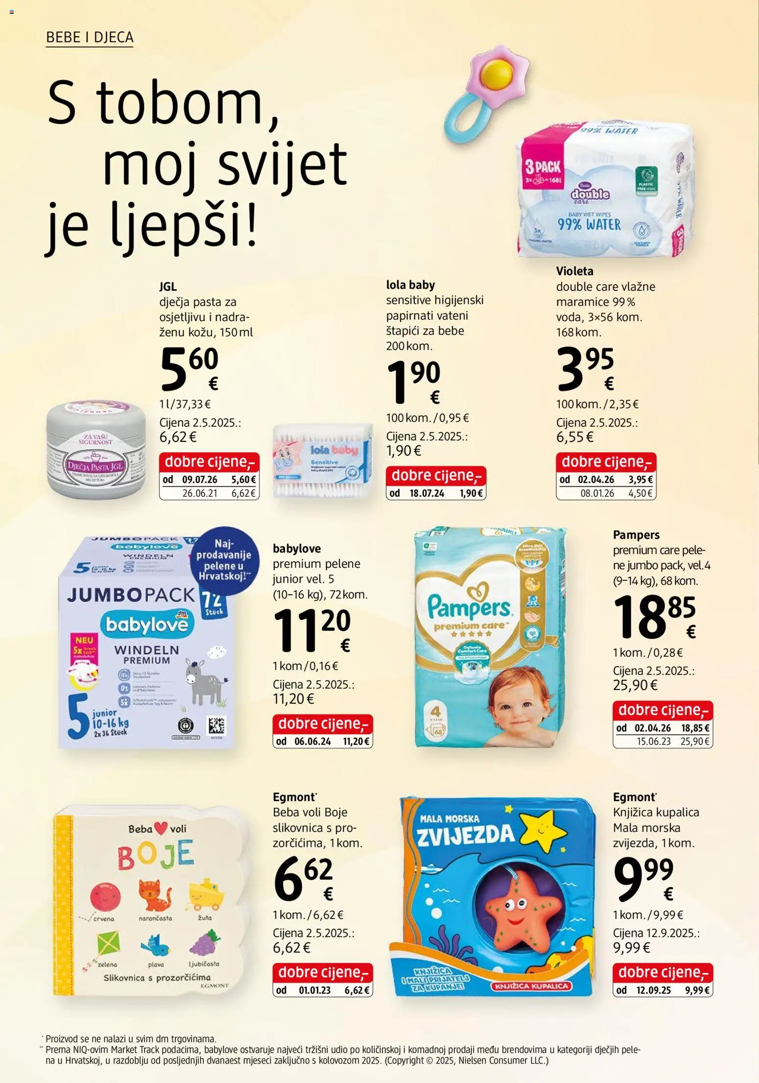DM katalog | vrijedi od 01.08.2026 | Stranica: 32 | Proizvodi: Čaše, Pasta, Štapići, Pampers