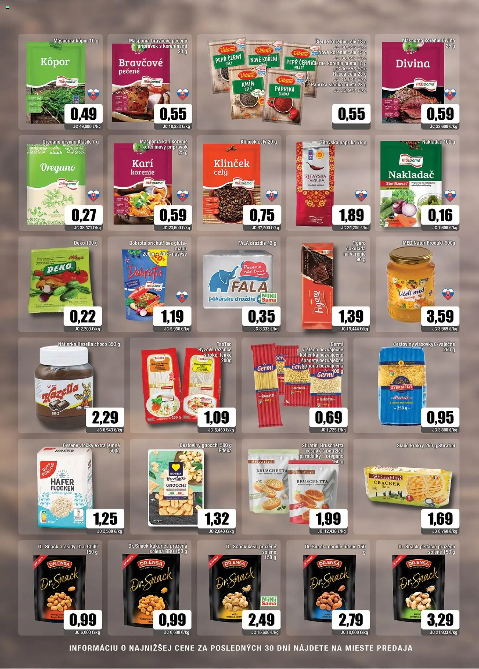 Nové Sama akcie – leták je platný od 02.10.2026 | Strana: 6 | Produkty: Cestoviny, Chilli, Čokoláda, Vločky
