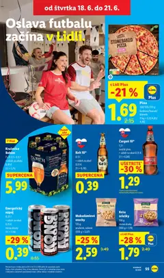 Lidl leták platný od 15.06.2026 | Strana: 70 | Produkty: Pizza, Kelt, Corgoň, Orechy