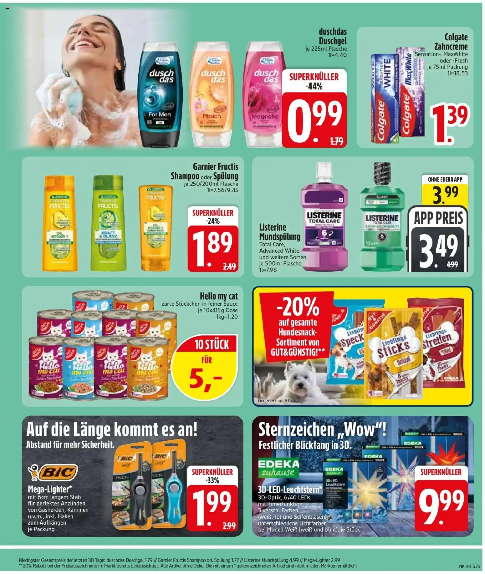 Edeka Prospekt Gersthofen (ab 26.10.2026) » Angebote Online | Seite: 27 | Produkte: Shampoo, Duschgel, Duschdas, Listerine