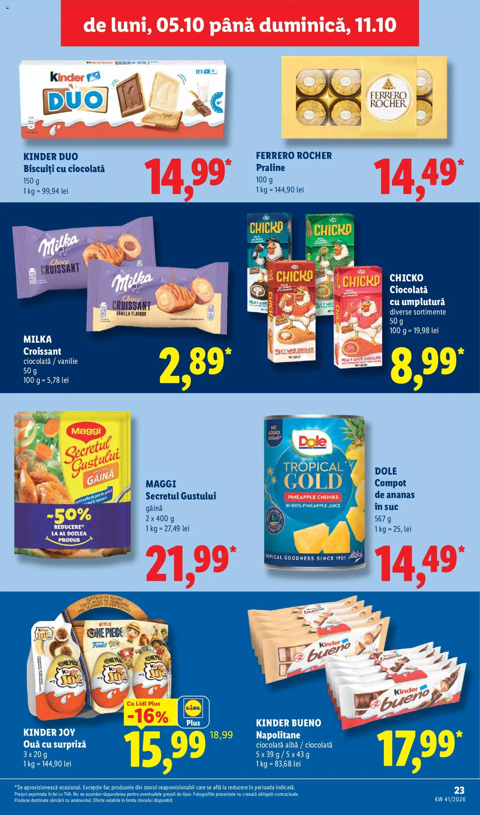 Noul catalog Lidl – valabil de la 05.10.2026 | Pagină: 23