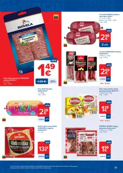 MAXIMA leidinys galioja nuo 28.04.2026 | Puslapis: 23 | Prekių: Kiaulienos, Saliamis, Dešra, Druska