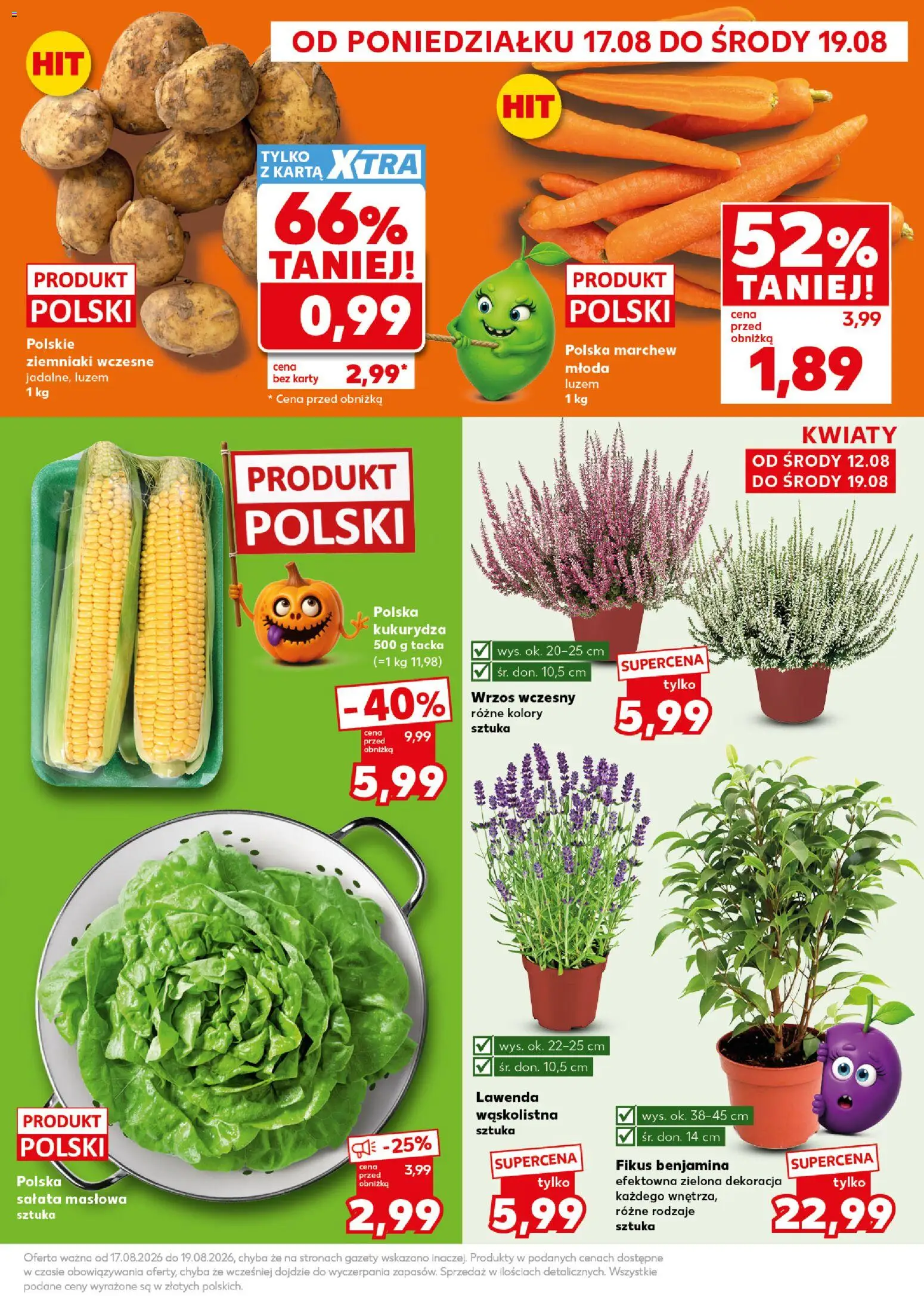 Kaufland Polsko leták - Mocny start od 17.08.2026 | Strana: 3 | Produkty: Karty