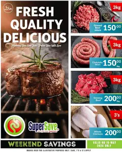 Super Save specials catalogue – valid from 08.05.2026