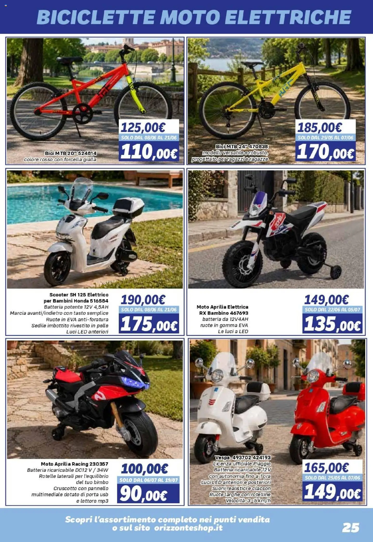 Volantino Orizzonte del 08/05/2026 | Pagina: 25 | Prodotti: Porta, MP3, USB, Batteria