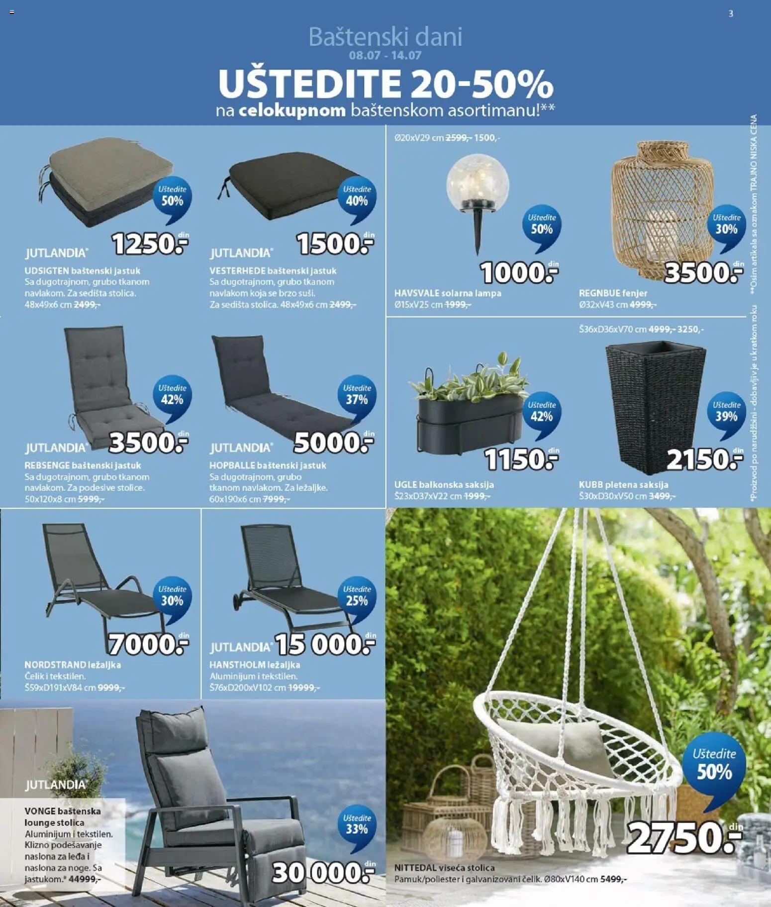 Jysk katalog - važi od 08.07.2026 | Strana: 3