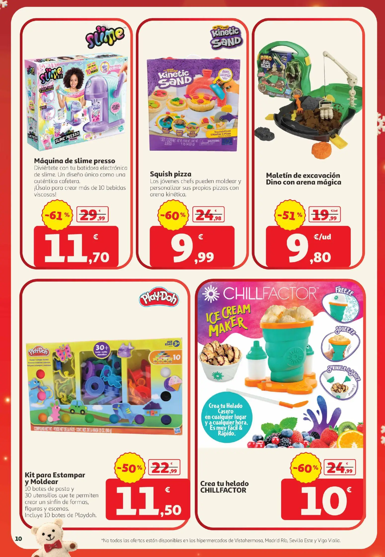 Alcampo folleto Telde │ válido desde el 22/10/2026 | Página: 10 | Productos: Masa, Pizza, Té, Helado