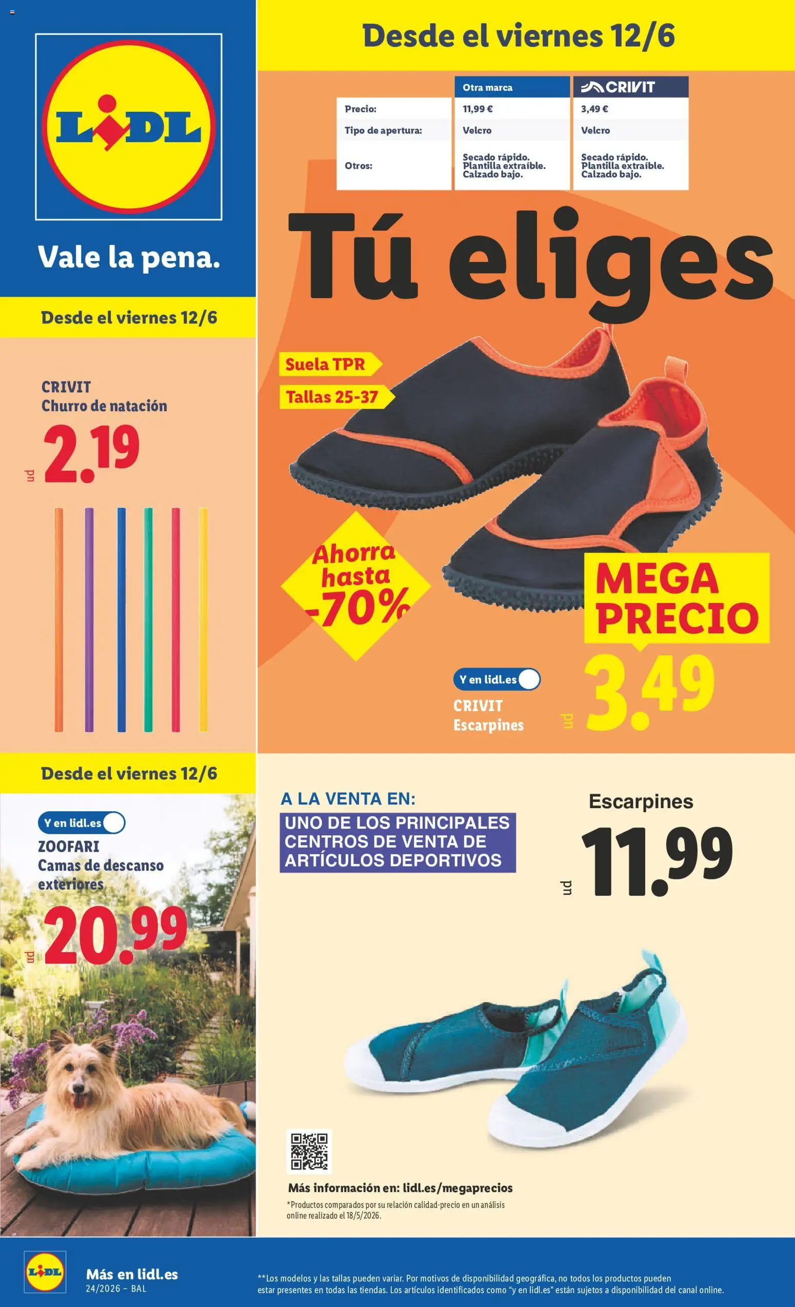 Lidl folleto de bazar Baleares │ válido desde el 08.06.2026 | Página: 1