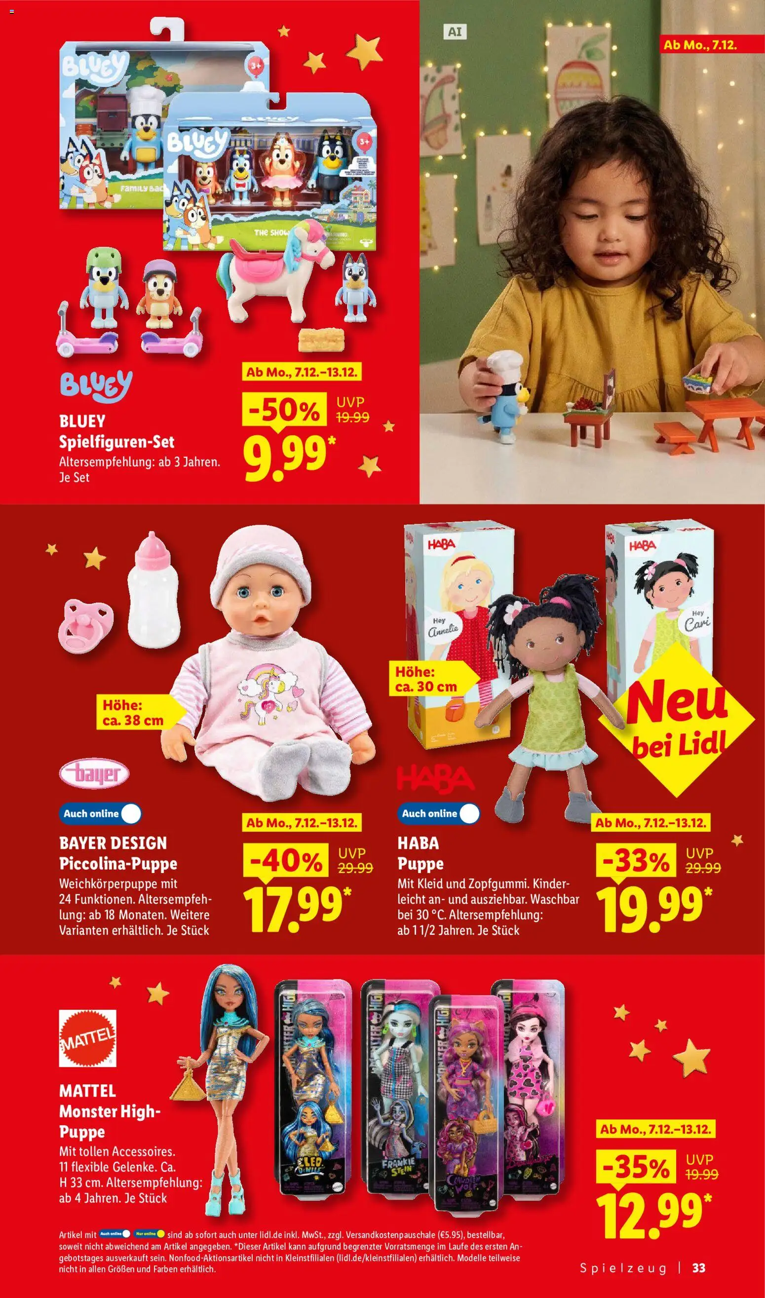 Lidl Německo leták - Spielwarenmagazin 2026 od 19.10.2026 | Strana: 33